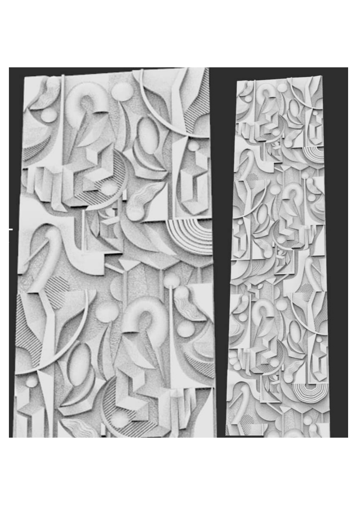 Floral Relief Art